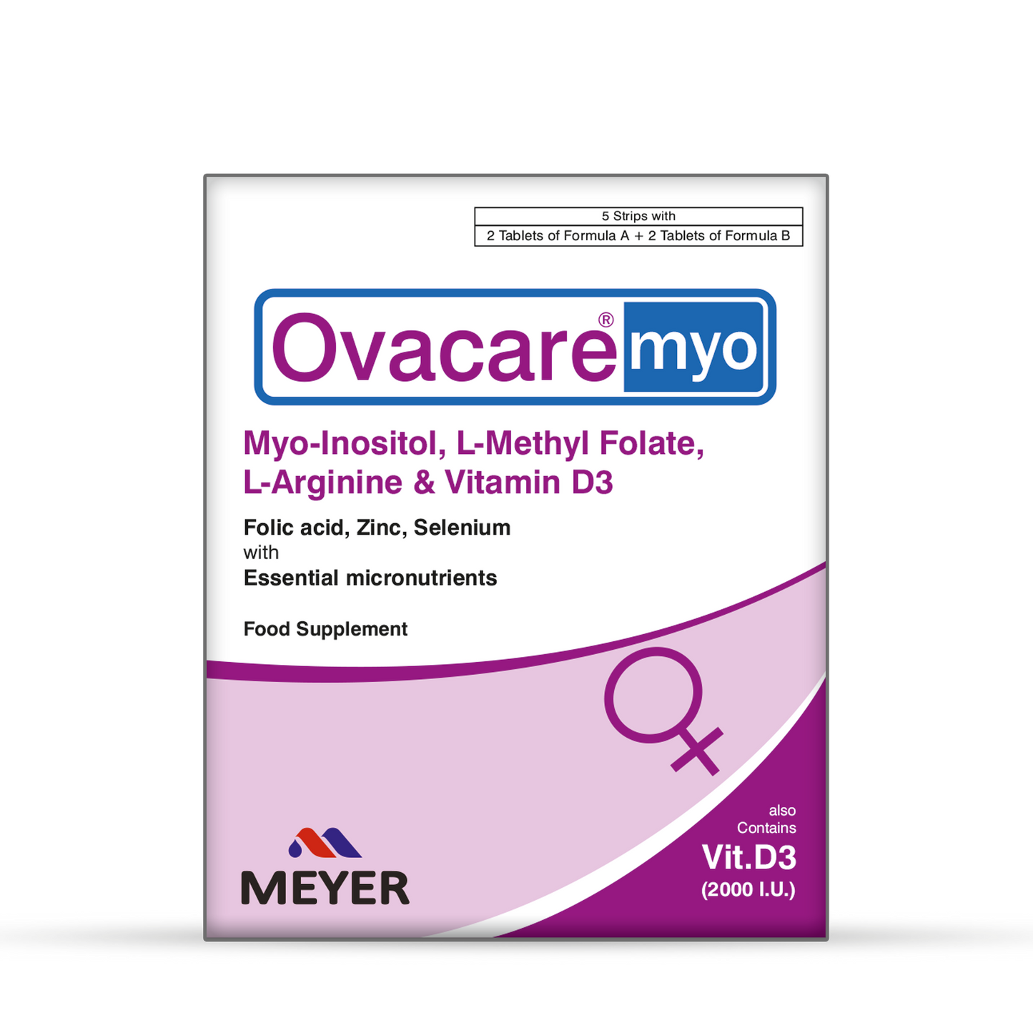 Ovacare Myo – Myo-Inositol, L-Methyl Folate, etc - Nuno Pharma