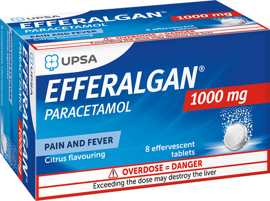 Efferalgan 1000MG Tablets 8S