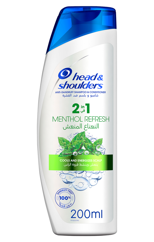 Head & Shoulders Anti-Dandruff Shampoo – Menthol Refresh – 400ml - Nuno Pharma