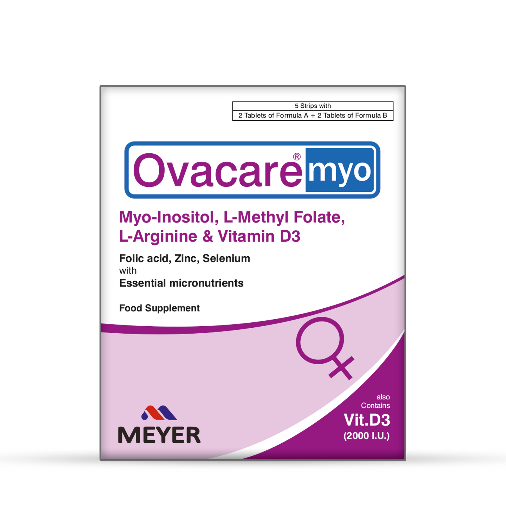 Ovacare Myo – Myo-Inositol, L-Methyl Folate, etc - Nuno Pharma